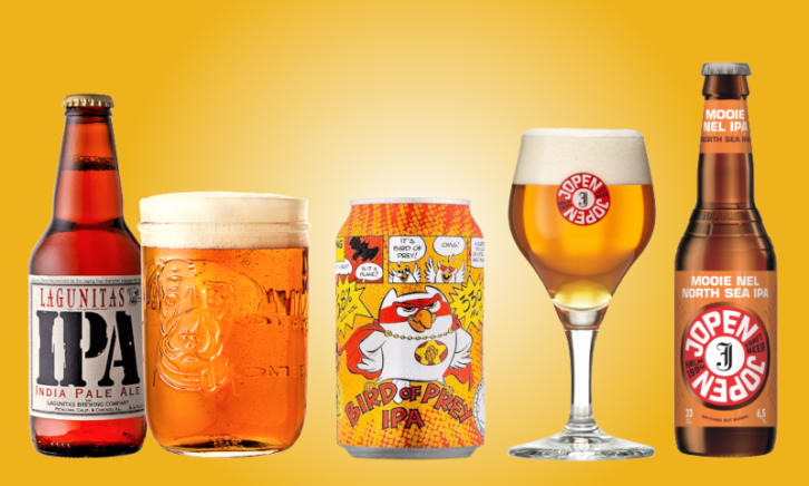 ipa Header. Drie India pale ale bieren